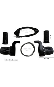 Resim Hsgl Bisiklet Noktalı Gösterge Kolu Arka ve Ön Attırıcı Set 