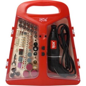 Resim Rox 0074 Mini Taşlama Gravür Makinası Hobi Seti 210 Parça 