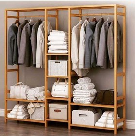 Resim MFG AHŞAP Ahşap Ayaklı Askılık 150x140x30 