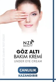 Resim NZR BEAUTY Gözaltı torba, morluk giderici ve koyu halka karşıtı nemlendirici göz altı aydınlatıcı krem 100 ml 