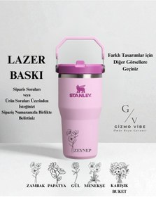 Resim Stanley Kişiselleştirilmiş The IceFlow™ Flip Straw 2.0 Tumbler 0.6L / 20oz Özel İsimli 