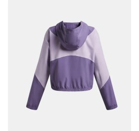 Resim Under Armour Kız Çocuk Kapüşonlu Ceket 6004181-520 Nefes Alabilir Esnek Kumaş ile Su İtici Özellik 