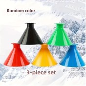 Resim Dashanshop 3 Parça Rastgele Renk Araç Buz Kazıyıcı Kar Küreği Ve Huni Seti 
