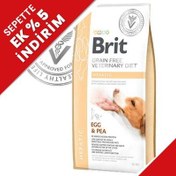 Resim Brit Veterinary Diets Hepatic Tahılsız Yumurta Bezelye Köpek Maması 2 Kg + Temizlik Mendili 