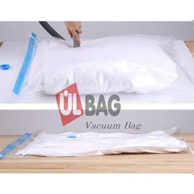 Resim 5'li Jumbo İlkbahar Sonbahar Vakumlu Poşet Seti En Büyük Boylar Vakumlu Poşet Hurç Şeffaf 