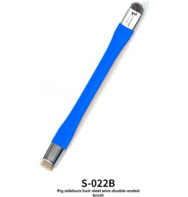 Resim Teltree Metal Kollü Antistatik İki Uçlu Temizleme Fırçası - Sabit Disk, Devre Kartı Ve İc Temizliği İçin Domuz Tüylü Ss-022b 