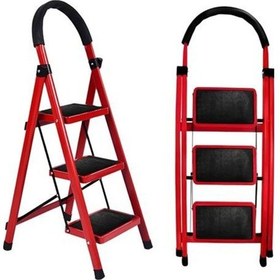 Resim Yakut Serisi - Carnaval 3'lü Ev Tipi Merdiven Kırmızı 