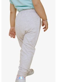 Resim Breeze Kız Bebek Tayt Pantolon Tavşan Nakışlı 9 Ay-3 Yaş, Bej Melanj Bej Melanj 