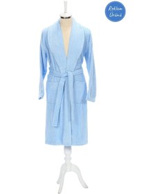 Resim Özdilek Trendy Şal Yaka Bornoz Açık Mavi L Beden (Şalyaka) Açık Mavi 