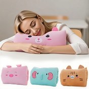 Resim Sevimli Peluş Şekerleme Yastığı - Yetişkinler için Ergonomik Tasarım, Masa Uykuları İdeal & Konforlu, Çok Katmanlı Dikiş Dayanıkla Dolgu Rahatlığı ile Dinlenmeniz ve Evde Keyifli Ýaşamanız Üzere Ofis Elektronigi 