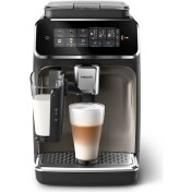 Resim Philips EP3347/90 3300 Serisi LatteGo Tam Otomatik Espresso Makinesi, AquaClean Filtre, 6 İçecek, SilentBrew, Siyah Krom, 