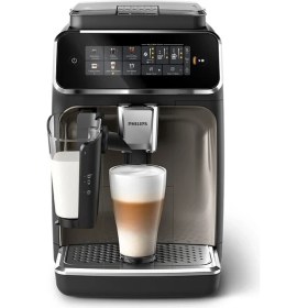Resim Philips EP3347/90 3300 Serisi LatteGo Tam Otomatik Espresso Makinesi, AquaClean Filtre, 6 İçecek, SilentBrew, Siyah Krom, 