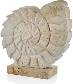 Resim setabianca Evza Mermer Traverten Ammonit Dekor 