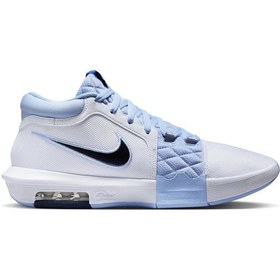 Resim Nike Lebron Witness Vııı Mens Basketball Shoes Erkek Basketbol Ayakkabısı Beyaz Mavi Beyaz - Mavi 
