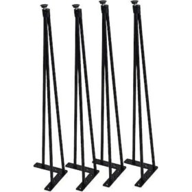 Resim Ed Pet Dizayn 85 cm Metal Masa Ayağı , Firkete Ayak 4 Adet 