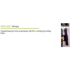 Resim Forte Gt Xbyc 9021 Bisiklet Pompası Hafif ve Sağlam Pompa 