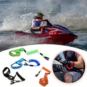 Resim Tekne Güvenlik Askısı - Yamaha Su Scooter, kişisel su taşıtları ve Dıştan Bağlı Motorlar için Motor Kesme Anahtarı Bağlantısı - Dayanıklı, Ayarlanabilir Bilek Kayışı Yedek EW2-68348-00-00 (Kırmızı) 