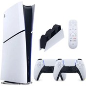 Resim Sony Playstation 5 Slim 1 TB Oyun Konsolu + 2 Dualsense +Ps5 Şarj Istasyonu + ps5 Media Remote kumanda 