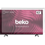 Resim Bestekran Beko B43l66525w Tv Ekran Koruyucu 43" Inç 108cm 109 Ekran Kırılmaz Paneli 