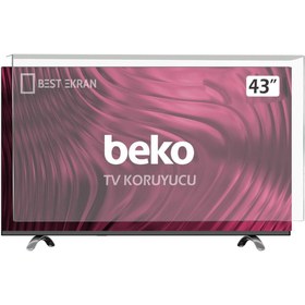 Resim Bestekran Beko B43l66525w Tv Ekran Koruyucu 43" Inç 108cm 109 Ekran Kırılmaz Paneli 