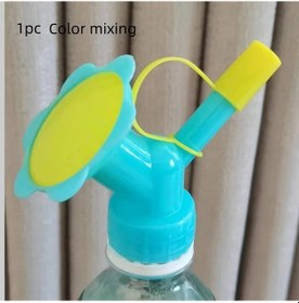 Resim Fochsia 1/2/3/4/6 Adet Çift Amaçlı Sprey Başlık - Soda Ve İçecek Şişeleri İçin, Bahçe Çiçekleri İdeal, Rastgele Renk 