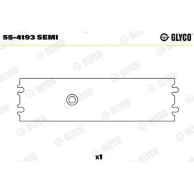 Resim Glyco 554193SEMI Piston Kol Burcu 358851 7540151 (4 Adet Fiyatıdır) 