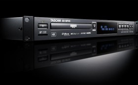Resim Tascam BD-MP4K-SD ve USB Oynatma Özellikli Profesyonel Sınıf 4K UHD Blu-ray Oynatıcı 