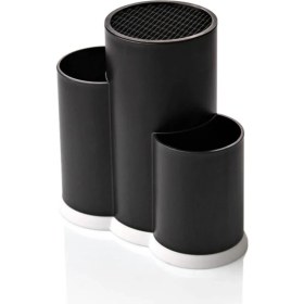 Resim 3 Bölmeli Kaşıklık - Şef Bıçaklık Standı 