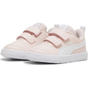 Resim Puma Courtflex V3 V Ps 397642-07 Ortopedik Çocuk Spor Ayakkabı Pudra 