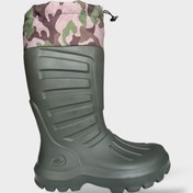 Resim Liger Termal Kamuflaj Desen Eva Kauçuk Ev Bahçe Hobi Avcı Çizmesi HAKİ 