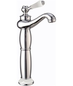 Resim Fause Yüksek Çanak Rustik Lavabo Bataryası Vintage Ksl100 