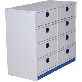 Resim Dolap (8 Çekmeceli) Çok Renkli 