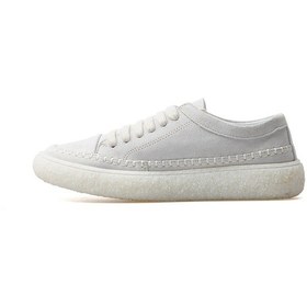 Resim Mammamia Kadın Hakiki Deri Sneaker Ayakkabı 25y D25ya-240 Z Beyaz Süet Beyaz Süet Beyaz 