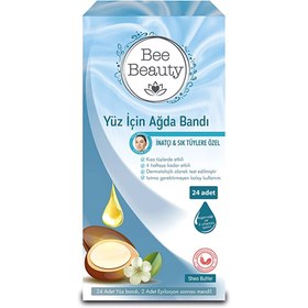 Resim Bee Beauty Yüz Ağda Bandı İnatçı Sık 24'lü - Gratis 