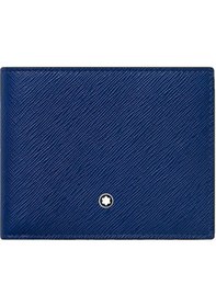 Resim Mont Blanc 130812 Sartorial 6 cc Mavi Cüzdan 
