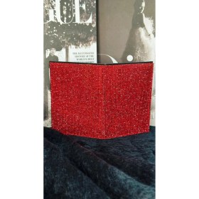 Resim Oasis Life Taşlı Ruhsat Kılıfı Kırmızı Renk Taşlı Bekaks 