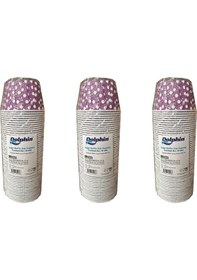 Resim Dolphin Muffin Kağıt Karton Mor Puantiyeli Cupcake Kek Kalıbı Kapsülü Kabı - 50 Adetlik 3 Paket 
