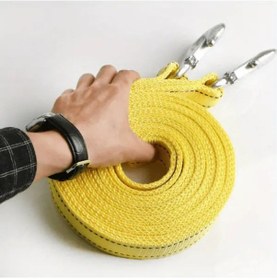 Resim Willowhaven Dayanıklı Suv Kaçış Halatı 400cm Sarı Siyah Çizgili Demir Çekme Halatı 
