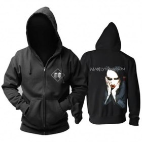 Resim GALASHOP Hoodie Metal Müzik Grubu Fermuarlı 