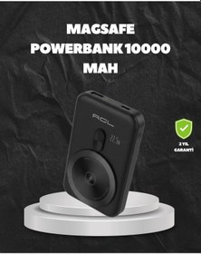 Resim Magsafe Uyumlu Kablosuz Powerbank Taşınabilir Hızlı Şarj Çok Renkli 