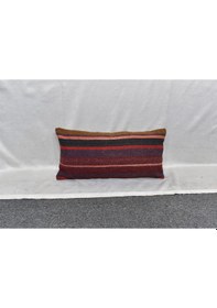 Resim Zehra Abla Halı Yeni El Dokuma Dekoratif Lumbar Kilim Kırlent Yastık Kılıfı 6167 
