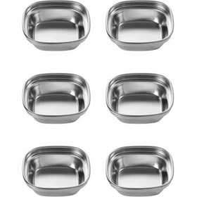 Resim Metal Tekli - Mini Salata, Kahve Yanı Lokumluk, Sunum Kasesi, Sosluk, Çerezlik, Kahvaltılık - 6 Adet 