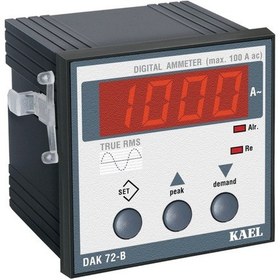 Resim Kael Dak-72-B - Ac 100A Direkt Ampermetre Aşırı Akım Setli 