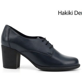 Resim Gönderi R Kadın Lacivert Antik Bağcıklı Orta Kalın Topuklu Hakiki Deri Oxford Ayakkabı Gdza13424135 Lacivert 