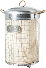 Resim Mudo Concept River Kapaklı Metal Çamaşır Sepeti 37x57 