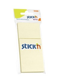 Resim Hopax Stıckn Yapışkanlı Not Kağıdı 100 Yp 38x51 Pastel Sarı 3 Lü 21127 