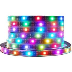 Resim 5V Adreslenebilir WS2812B ARGB Pixel Şerit M:60 Led 5M Magic Led 