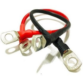 Resim 16mm2 0.5m Siyah 0.5m Kırmızı İzoleli Akü İnverter Kablosu 