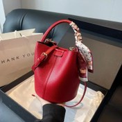 Resim Basit Yüksek Son Kadın Tote Çanta, Kırmızı, PU Malzeme, Çok Fonksiyonlu, Moda, Sırt Çantası, Duffel Çanta ile Klap, Komütatör için 