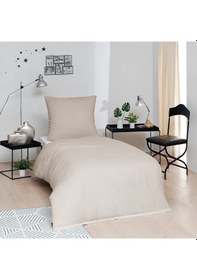 Resim Brielle Tek Kişilik Ranforce Nevresim Seti Ekru 000000001000047614 